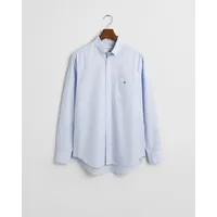 GANT Langarmhemd Regular Fit Popeline Hemd - blau