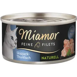 Miamor Feine Filets Naturelle Skipjack & Thunfisch 24x80g Dose