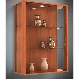 VCM Hängevitrine Udina 60 x 25 x 80 cm Braun