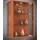 VCM Hängevitrine Udina 60 x 25 x 80 cm Braun