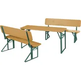 roba Kinderpartygarnitur natur mit Lehne aus FSC-zertifiziertem Holz