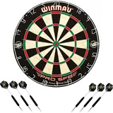 Winmau Dartboard Original Blade 6 + 2 Steeldart Sets Broadside Brass Einheitsgröße