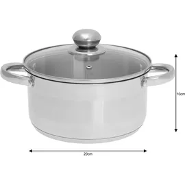 Kinghoff Kochtopf 20 cm rund