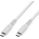 Value USB 3.2 Gen 2 kompatibles Kabel, C-C, ST/ST, 4K UHD-1, 10Gbit/s, Emark, 60W, weiß,