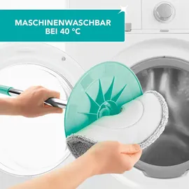 Clean Maxx Bodenwischer Ersatz Tücher 2er Set grau/weiß