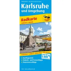 Karlsruhe und Umgebung 1:100 000