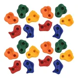 vidaXL Klettergriff 20 Stk. Mehrfarbig