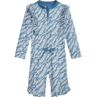 Playshoes UV-Schutz Einteiler Blümchen Blau 98/104