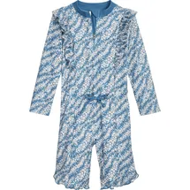 Playshoes UV-Schutz Einteiler Blümchen Blau 98/104