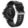 Bea-fon 501 BT 46,3 mm Edelstahlgehäuse dunkel-metallic Sportarmband schwarz S