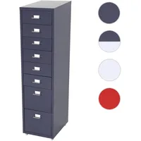 Mendler Boston Rollcontainer 110x28x41 dunkelgrau
