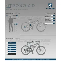 licorne bike gmbh Strong 2D Premium 27,5 Zoll RH 0 cm schwarz/rot