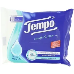 Tempo Sanft & pur feuchte Toilettentüche 42 St