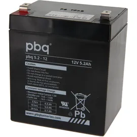 PBQ Bleiakku 5,2-12 12.0V 5.2Ah