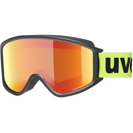 Uvex G GL 3000 CV Unisex-Skibrille Vollrand Monoscheibe Kunststoff-Gestell, schwarz
