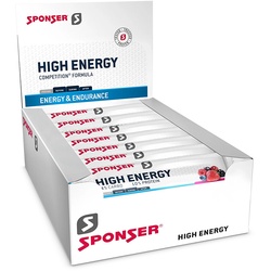 SPONSER Energieriegel High Energy Bar Berry | 30 Riegel Box