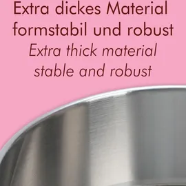 Immer Springform Edelstahl Backform Kuchenform unbeschichtet PFAS-frei 25 cm