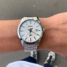 Casio Herrenuhr Casio (Ø 41 mm) - Silber