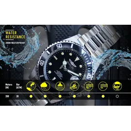 Riess Ambiente Invicta Diver Professional Herrenuhr 29176 – Automatik WR200 (zx155a)