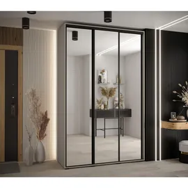 möbel kryspol Schwebetürenschrank Dakota 150 x 235,2 x 60 cm Schwarz