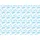 Queence Fliesenaufkleber Wolken Sticker 12er Set blau rosa 15cm x 15cm