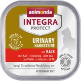 Animonda Integra Protect Adult Urinary Struvitstein Schale mit Kalb Katzenfutter nass
