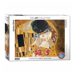 EUROGRAPHICS Puzzle »Der Kuss von Gustav Klimt - Detail«, 1000 Puzzleteile bunt