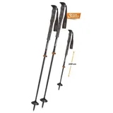 Komperdell Kinder FREE Touring Stöcke (Größe 105-130cm, schwarz)