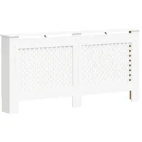 vidaXL Heizkörperverkleidung Weiß 172x19x81,5 cm MDF