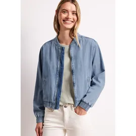 STREET ONE Blouson im Denim-Look mit Taschen ultra bleach random washed, 40 - 40