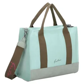 Fritzi aus Preußen Tote Bag Baumwolle Lime/Türkis