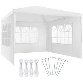 Tectake tectake® Pavillon Baraban 3x3m mit 3 Seitenteilen