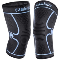 CAMBIVO 2 x Kniebandage Damen Männer, Orthopädische Kniebandage hilfreich Erholung bei Meniskusriss, ACL und Arthritis, Bandage Knie für Laufen, Wandern, Joggen, Sport, Volleyball