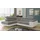 Sofnet Ecksofa Caris mit Schlaffunktion und einstellbare Kopfstützen, Wohnlandschaft mit Bettkasten, Couch, Sofa (Weiß + Grau (Soft 017 + Sawana 21),