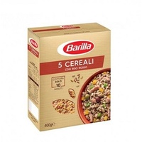 Barilla 5 Cereali con Riso rosso mit rotem Reis Vollkorn italienisch 400g