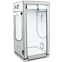 Weedness Home-Box Ambient Q150+ Growbox 150x150x220 cm - Zuchtzelt Growschrank Growzelt Zuchtbox Gewächszelt Lichtdicht Anbau Grow Indoor