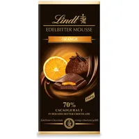 Lindt Schokolade Edelbitter Mousse Orange | 150 g Tafel | Mit 70 % Kakaogehalt und dunkler Mousse au Chocolat und Orange Füllung | Schokoladentafel | Schokoladengeschenk | dunkle Schokolade
