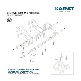 Karat Fahrradständer Linus Silber