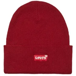 Levis  Mütze RED BATWING EMBROIDERED SLOUCHY BEANIE  in Bordeaux, Einheitsgrösse