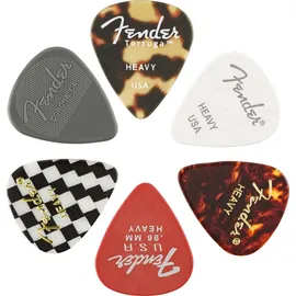 Fender 351 Shape, Material Medley, schwer, (6)