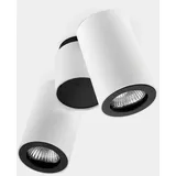 LEDS-C4 LEDS C4 Deckenleuchte PIPE DOUBLE, Up/Down, 2x GU10, zylindrisch, GU10, exkl. Dekoringe. schwenkbar, Weiß LEDS-15-0074-14-05