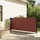 furnicato Seitenmarkise 100 x 300 cm Braun Polyester