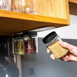 silwy Feinkost-Magnetgläser inkl. Leiste, 192ml,