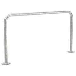 Fahrrad Anlehnbügel 9131 | 1500mm | Fahrradständer für 2 Fahrräder zum Aufdübeln | Anlehnbügel Anlehnparker Einzelständer
