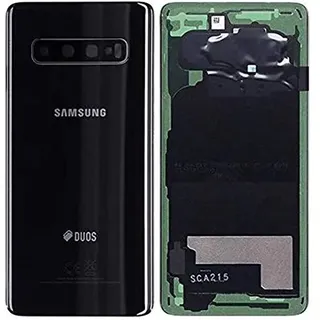 Original Samsung Akkudeckel für Samsung Galaxy S10 DUOS G973F Prism Black/Schwarz Backcover Akkufachdeckel Batterieabdeckung
