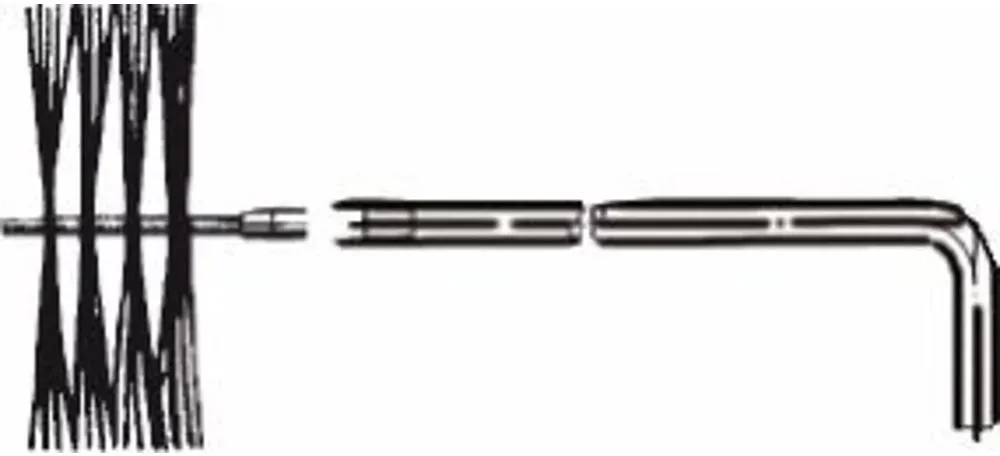 Buderus Reinigungs-Set GE515 Größe 295-350 mit Bürsten und Bürstenstange - 83570095