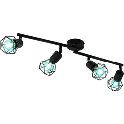 Decken Leuchte DIMMBAR Käfig Spot Lampe verstellbar FERNBEDIENUNG im Set inkl. RGB LED Leuchtmittel