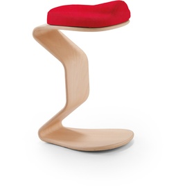 Mayer Sitzmöbel Hocker myERCOLINO mit Comfortsitz«, ermöglicht dynamisches Sitzen rot