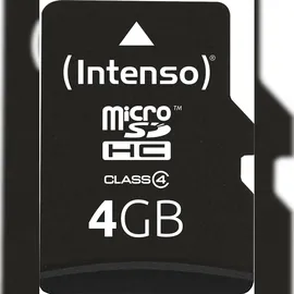 Intenso microSD Class 4 + SD-Adapter 4 GB