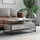 furnicato Couchtisch Grau Holzwerkstoff 100 x 45 x 51 cm